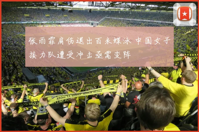 张雨霏肩伤退出百米蝶泳 中国女子接力队遭受冲击亟需变阵